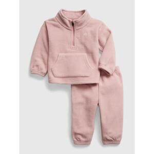 GAP Baby fleece set Brannan pink girls 6-12 m